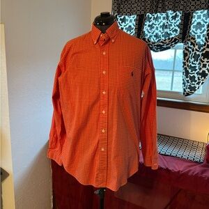 Ralph Lauren Men's Orange Shirt